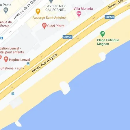 Апартаменты Climatise, 50 M De La Prom, Wifi Ницца